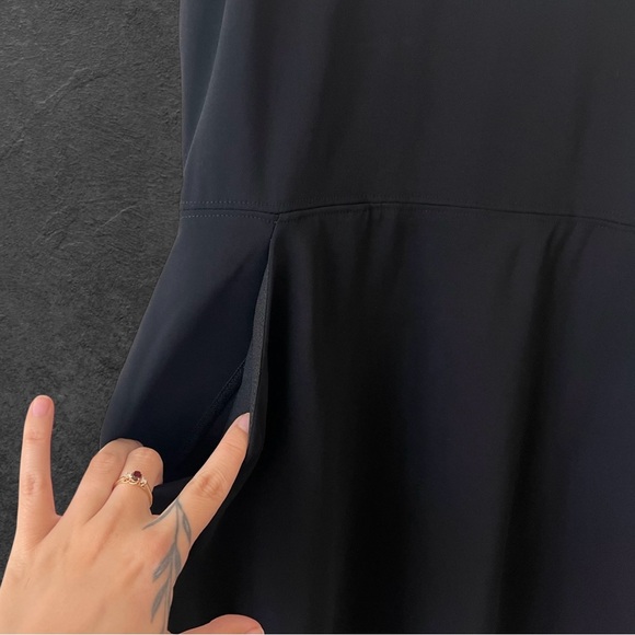 A.L.C. Black/White Baez Racerback Colorblock Contrast Mini Dress Size 6 - Picture 8 of 15